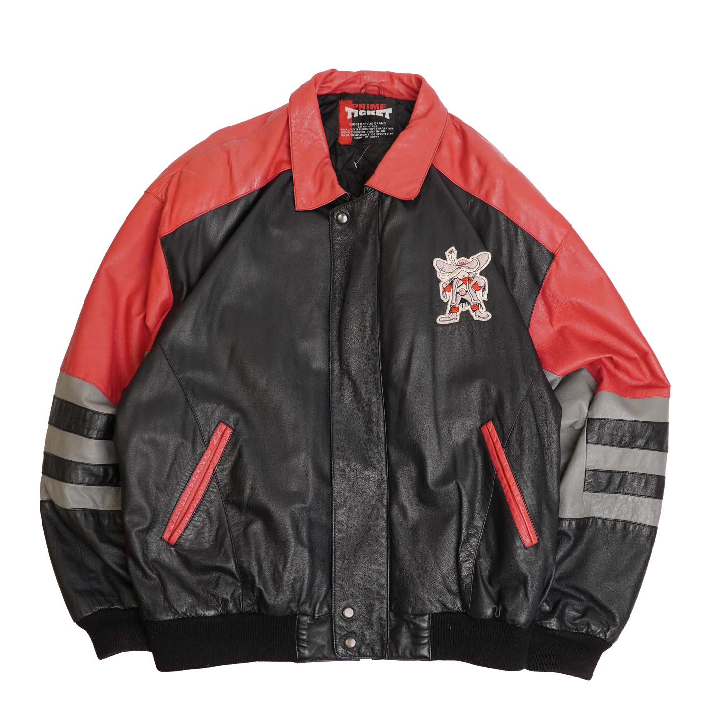 Vintage UNLV Leather Football Jacket 90s - Large-Extra Large - WearGodspeed