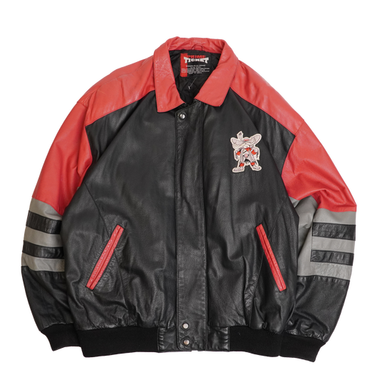 Vintage UNLV Leather Football Jacket 90s - Large-Extra Large - WearGodspeed