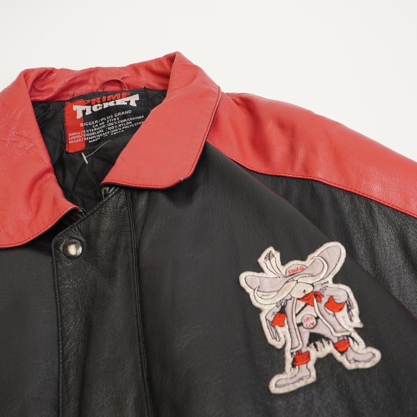 Vintage UNLV Leather Football Jacket 90s - Large-Extra Large - WearGodspeed