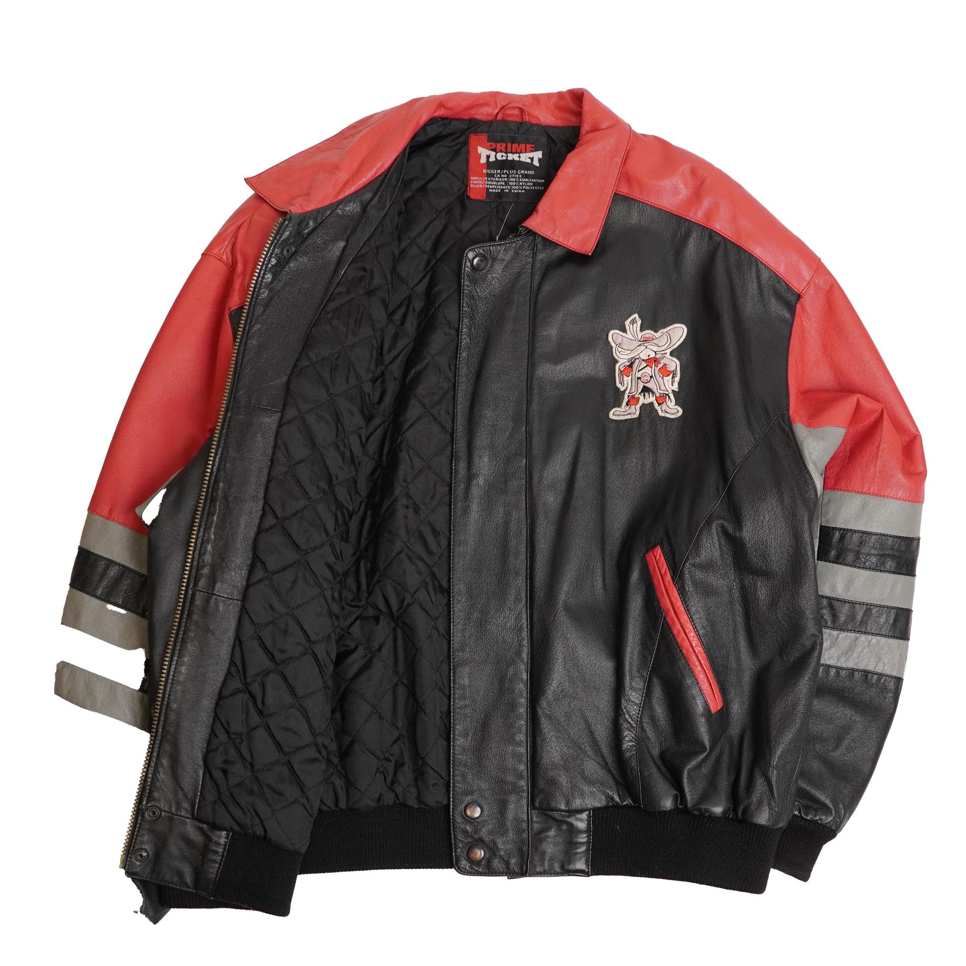 Vintage UNLV Leather Football Jacket 90s - Large-Extra Large - WearGodspeed