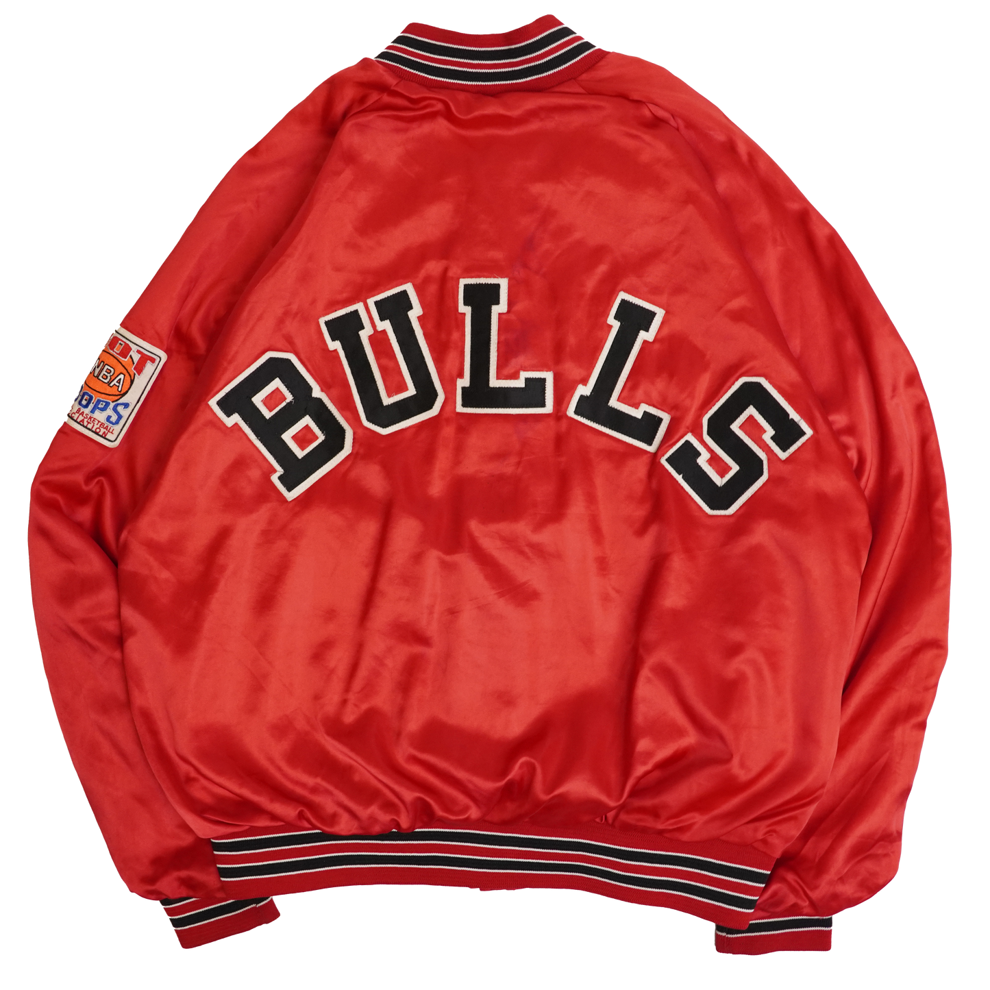 Vintage Mitchell & Ness Chicago Bulls 80s Chalk Line Satin Bomber Jacket - Large - WearGodspeed