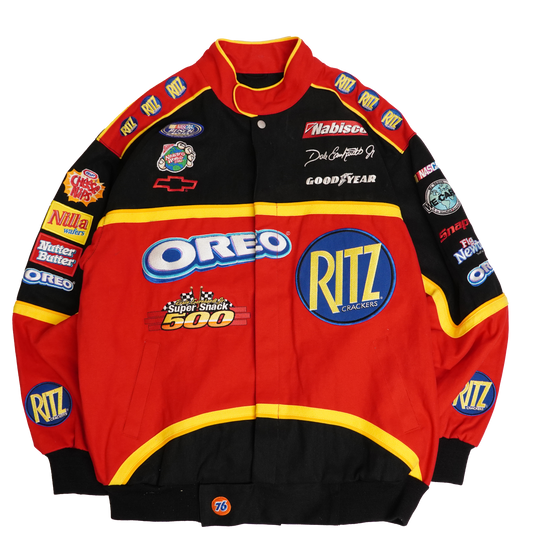 Vintage NASCAR Oreo Ritz Racing Jacket Chase Authentic Dale Earnhardt JR - Extra Large