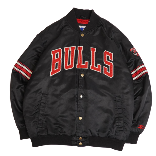 Authentic Chicago Bulls Vintage Starter Satin Jacket - Extra Large