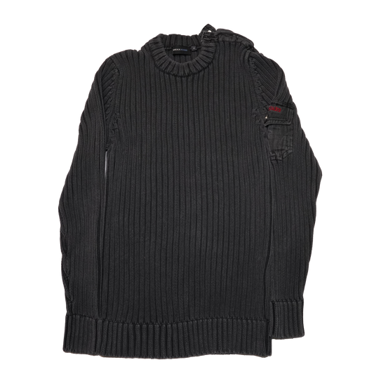 Ribbed Knit Sweater - Medium