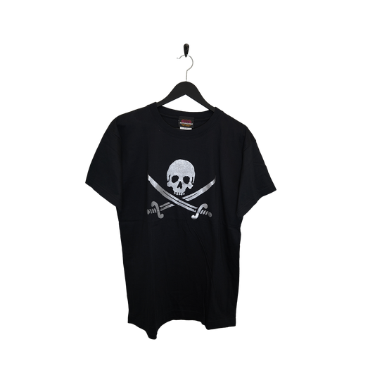 VINTAGE BLACK ARTIMONDE SKULL TEE - MEDIUM