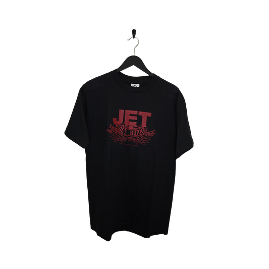 VINTAGE JET GET BORN 2004 BLACK TEE - MEDIUM