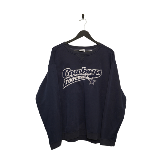 Vintage Cowboys Football Embroided Sweater - Large