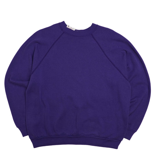 Blank Purple Crewneck Sweater - Small - WearGodspeed