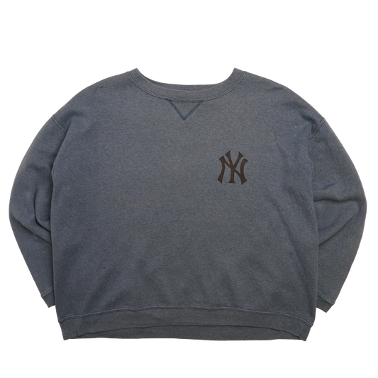 New York Yankees Grey Crewneck Sweater - Medium