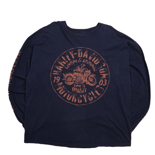 Harley Davidson Genuine & Authentic Motorcycle Long Sleeve - Extra Large