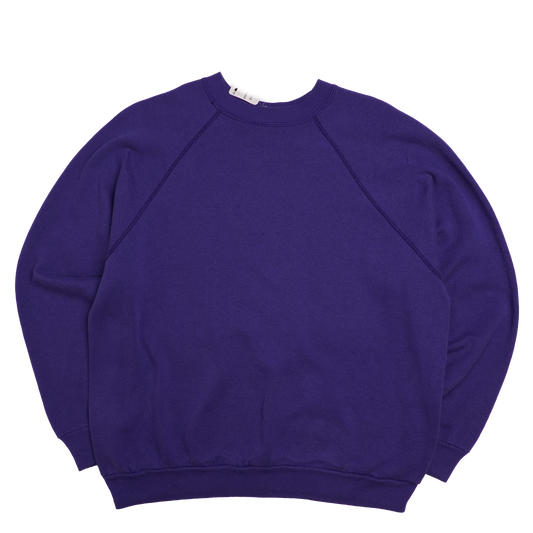 Blank Purple Crewneck Sweater - Small