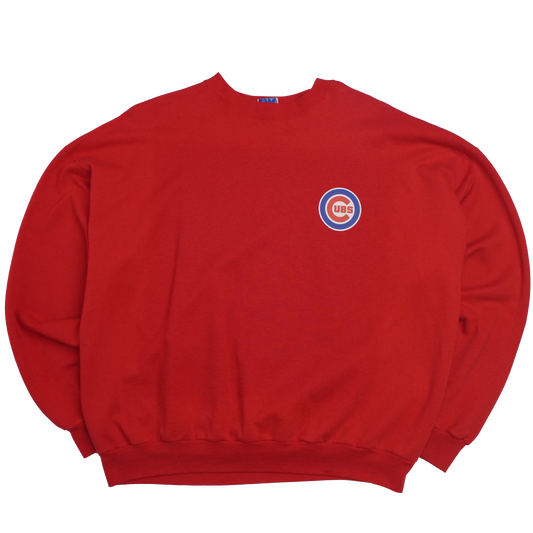 Chicago Cubs Red Crewneck Sweater - 2XL