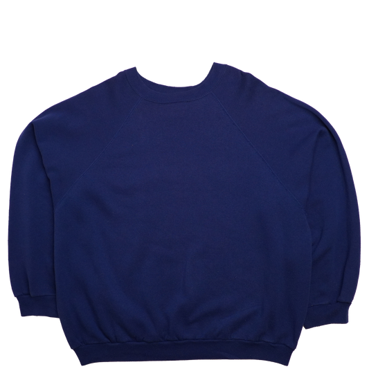 Blank Navy Blue Crewneck Sweater - 2XL